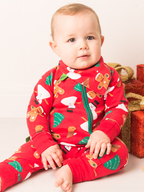 Snowman Zip-Up Romper Playsuit