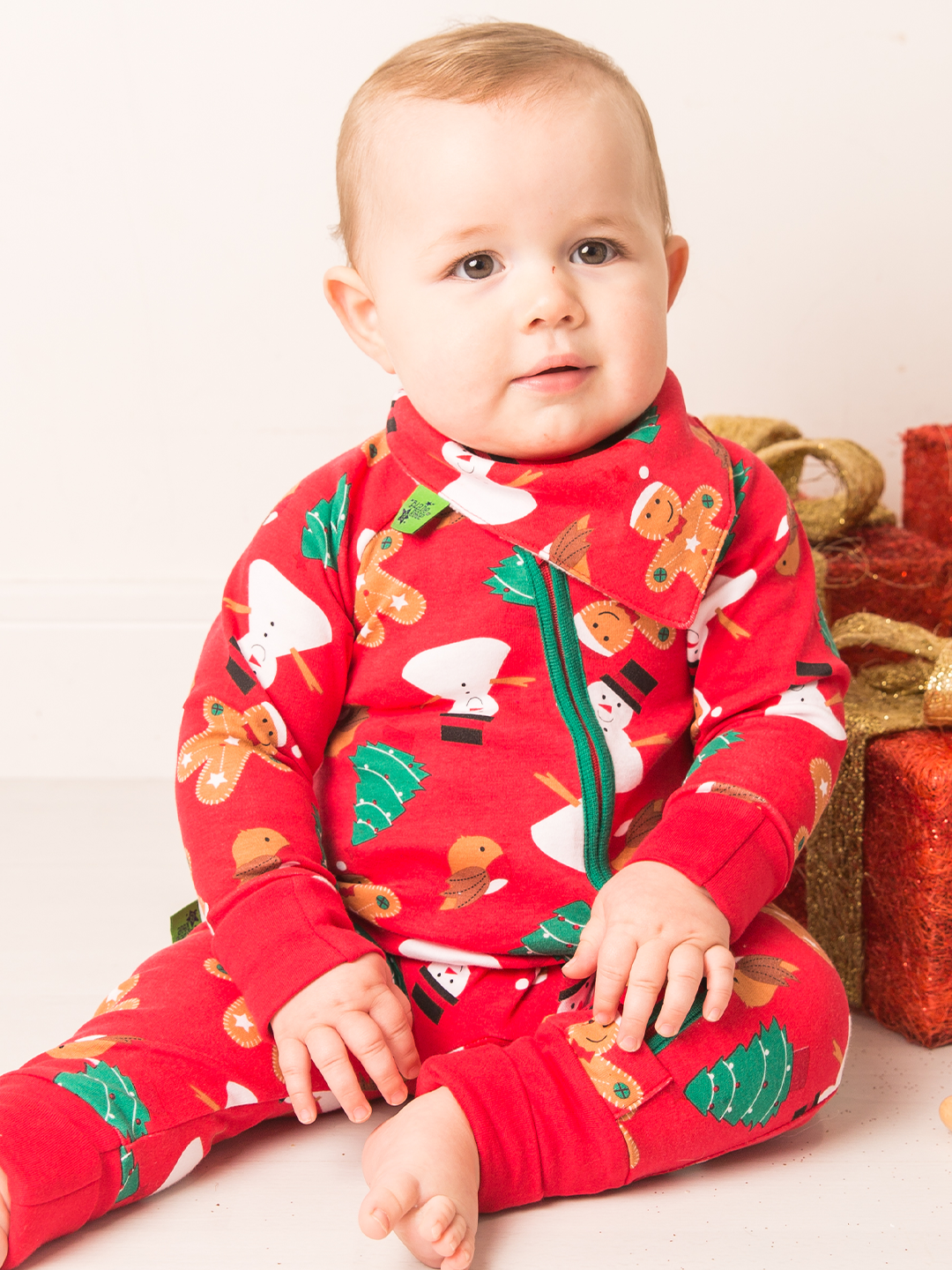 Snowman Zip-Up Romper Playsuit