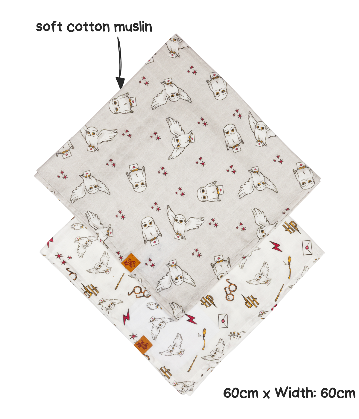 Harry Potter™ Hedwig Muslin Squares