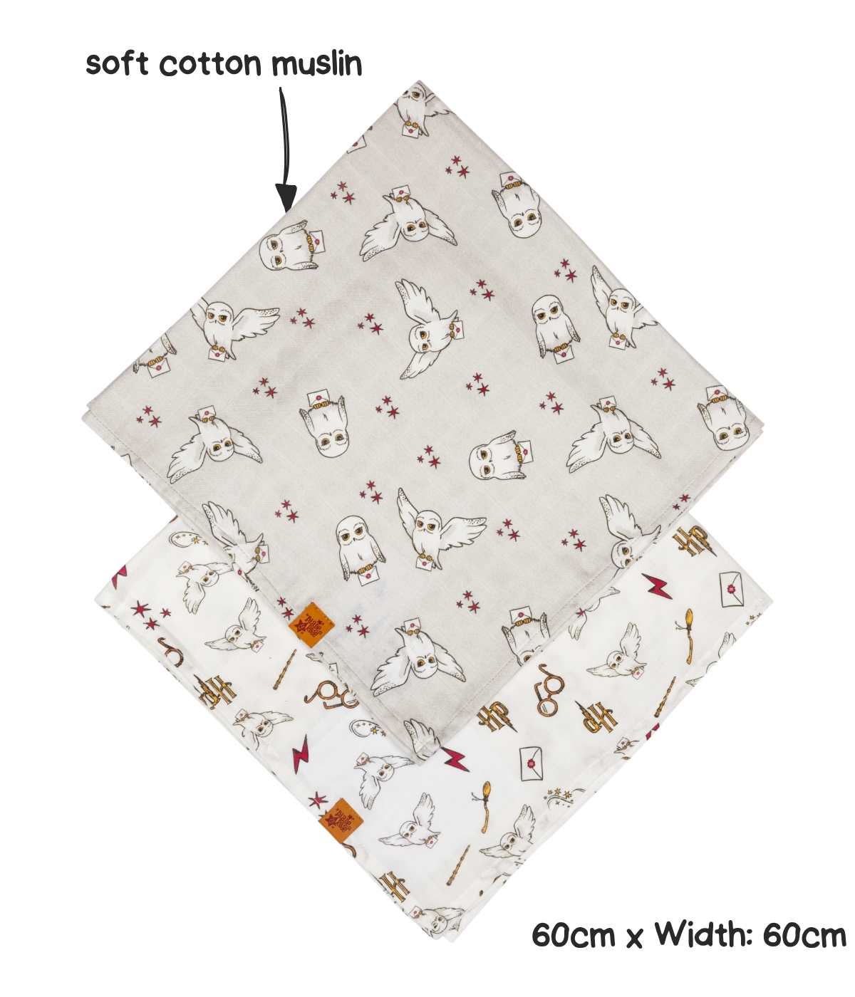 Harry Potter™ Hedwig Muslin Squares