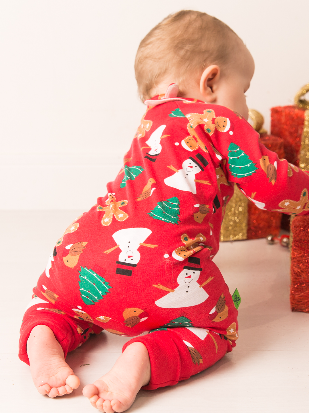 Snowman Zip-Up Romper Playsuit