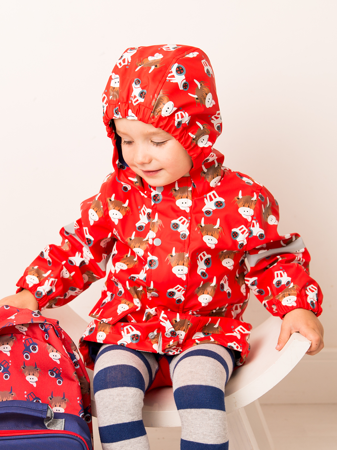 Hamish Highland Cow Raincoat - Blade & Rose UK