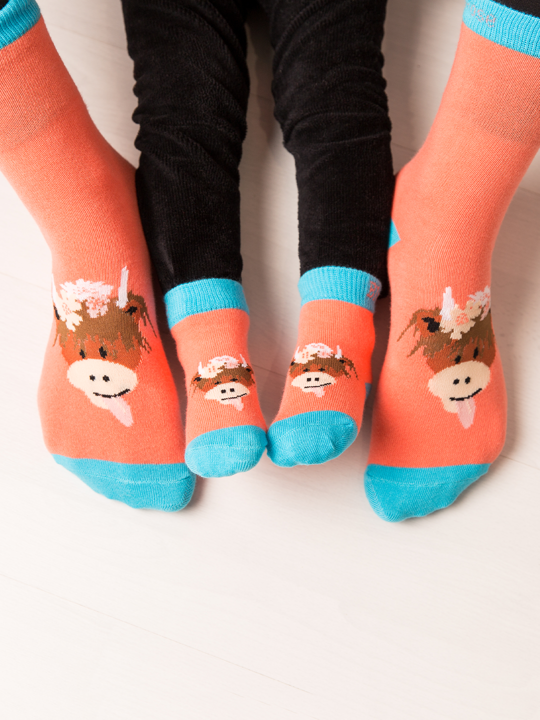 Highland Cow Adult Socks - Blade & Rose UK