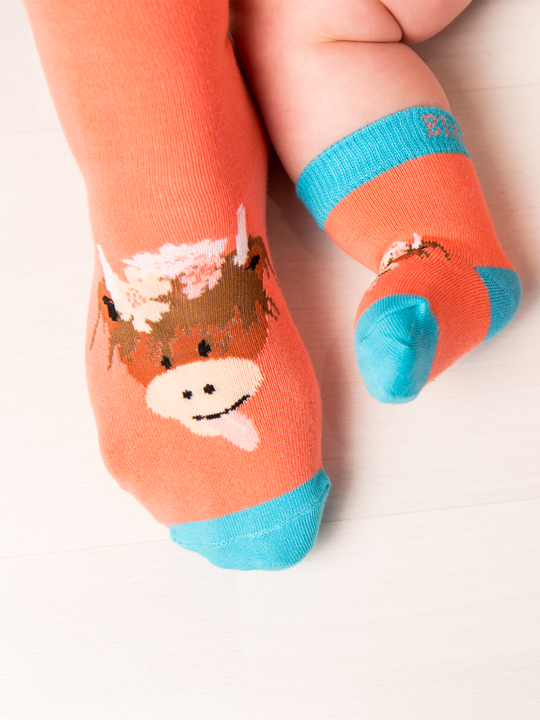Highland Cow Adult Socks - Blade & Rose UK