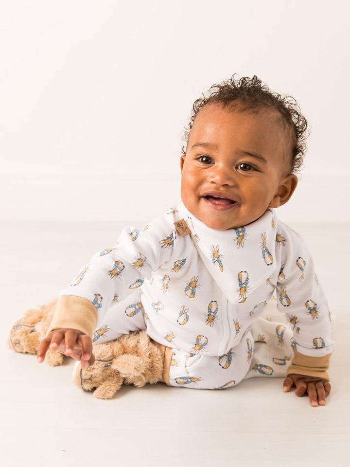 Peter Rabbit Neutral & Blue Comforter Gift Box