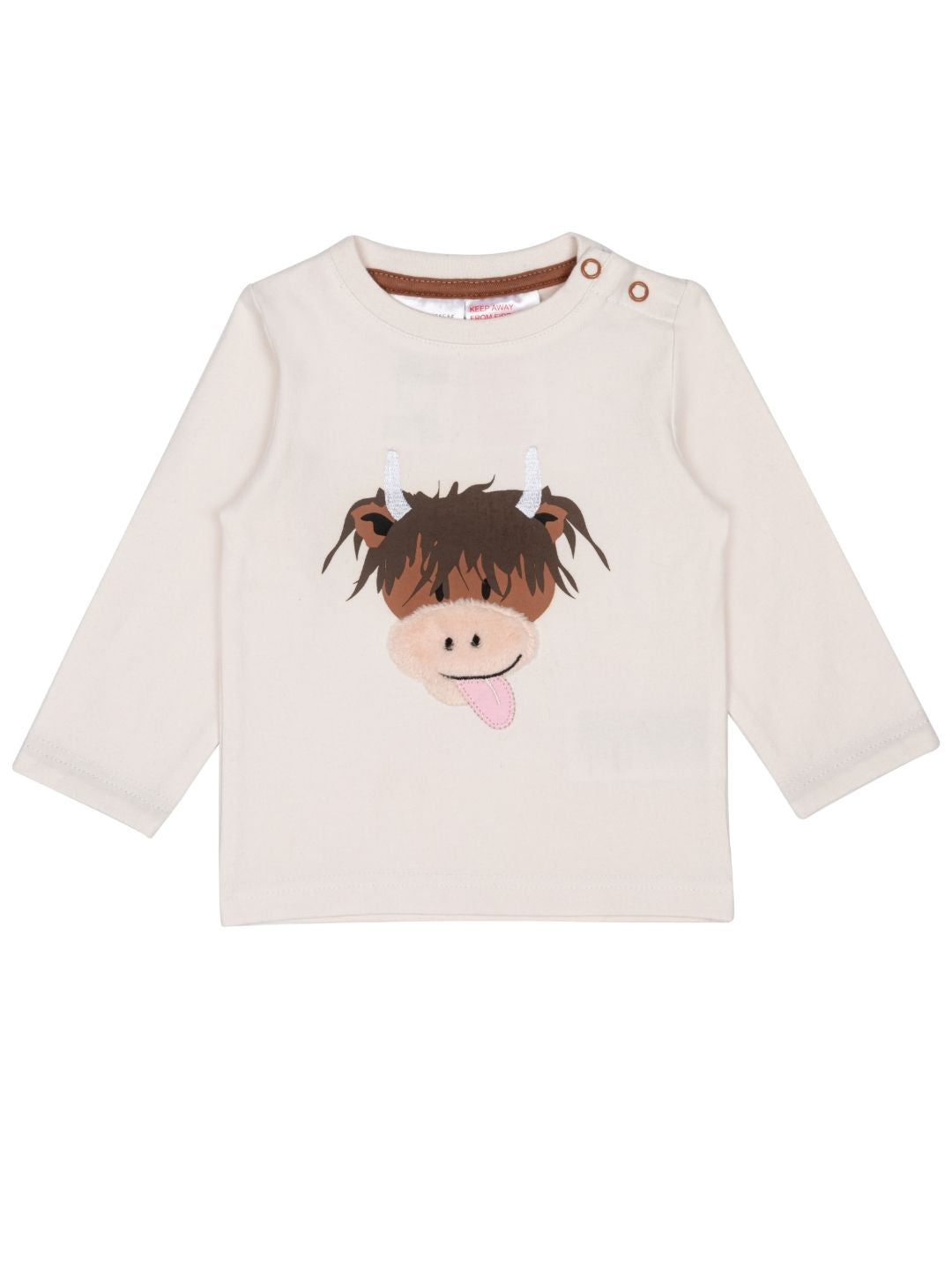 Junior Neutral Highland Cow Top