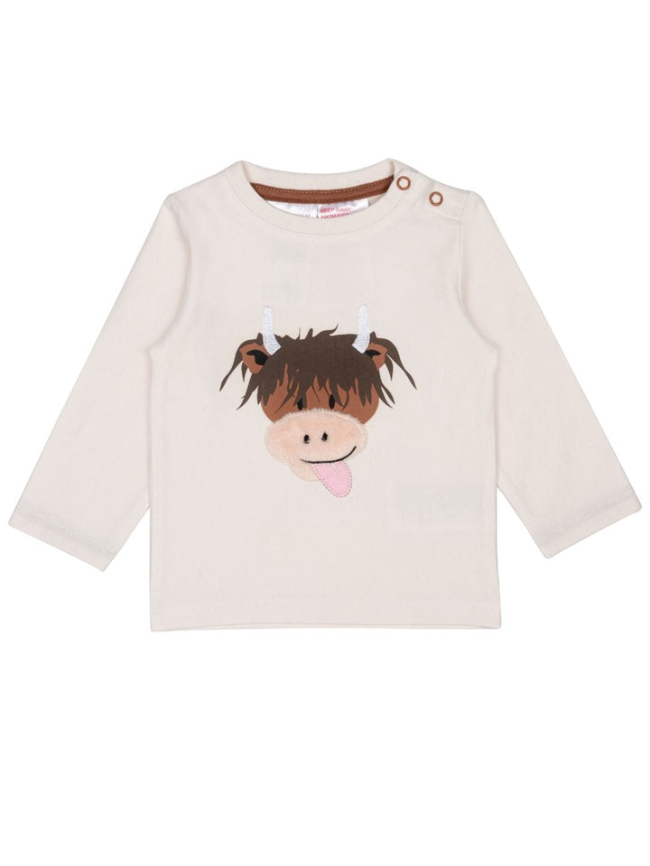 Junior Neutral Highland Cow Top