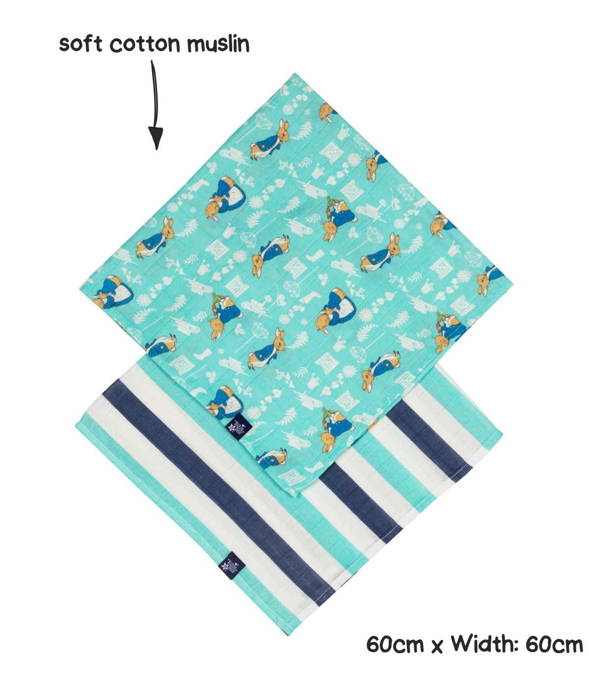 Peter Rabbit™ In The Garden Muslin Squares