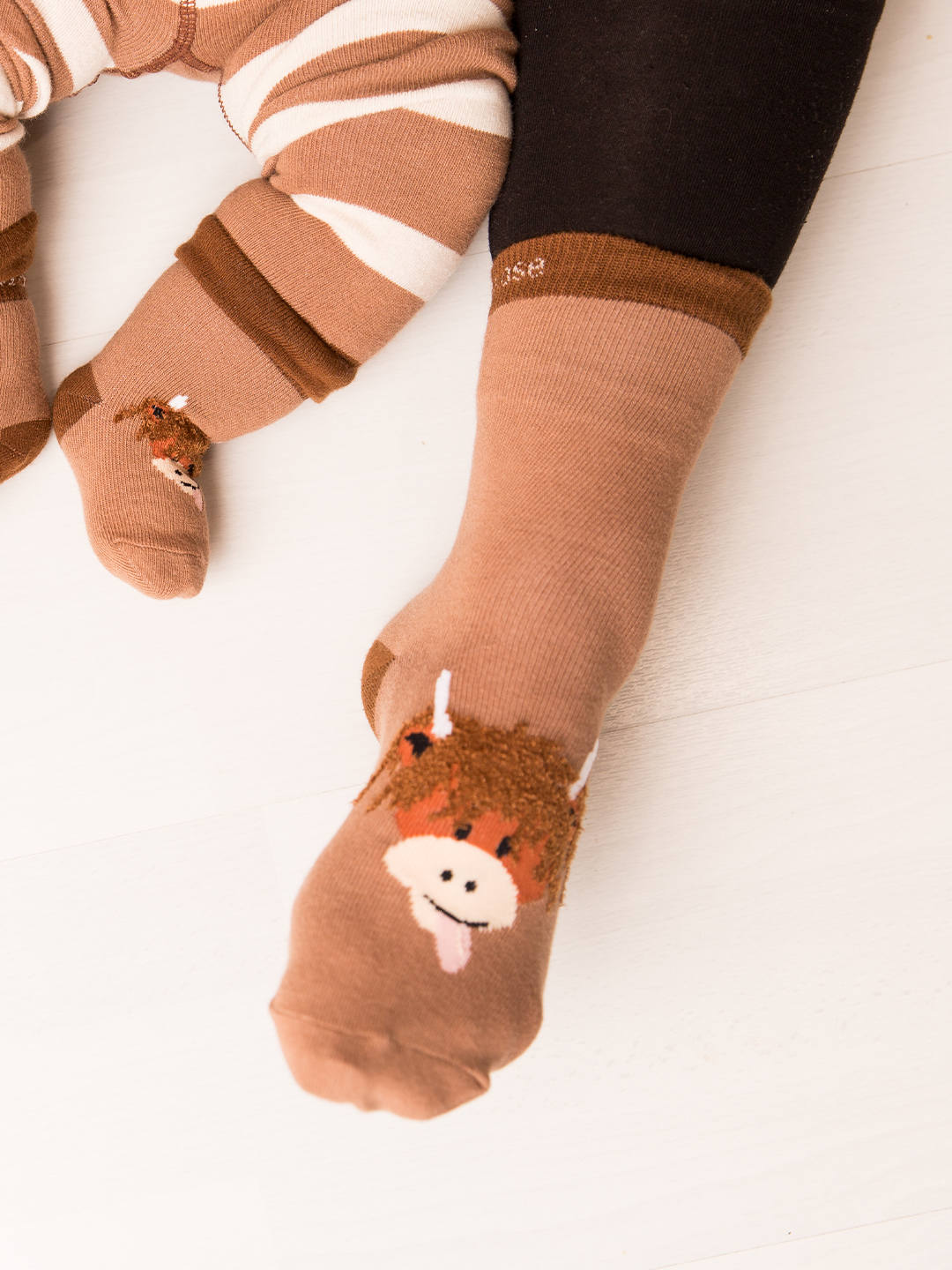 Highland Cow Adult Socks - Blade & Rose UK