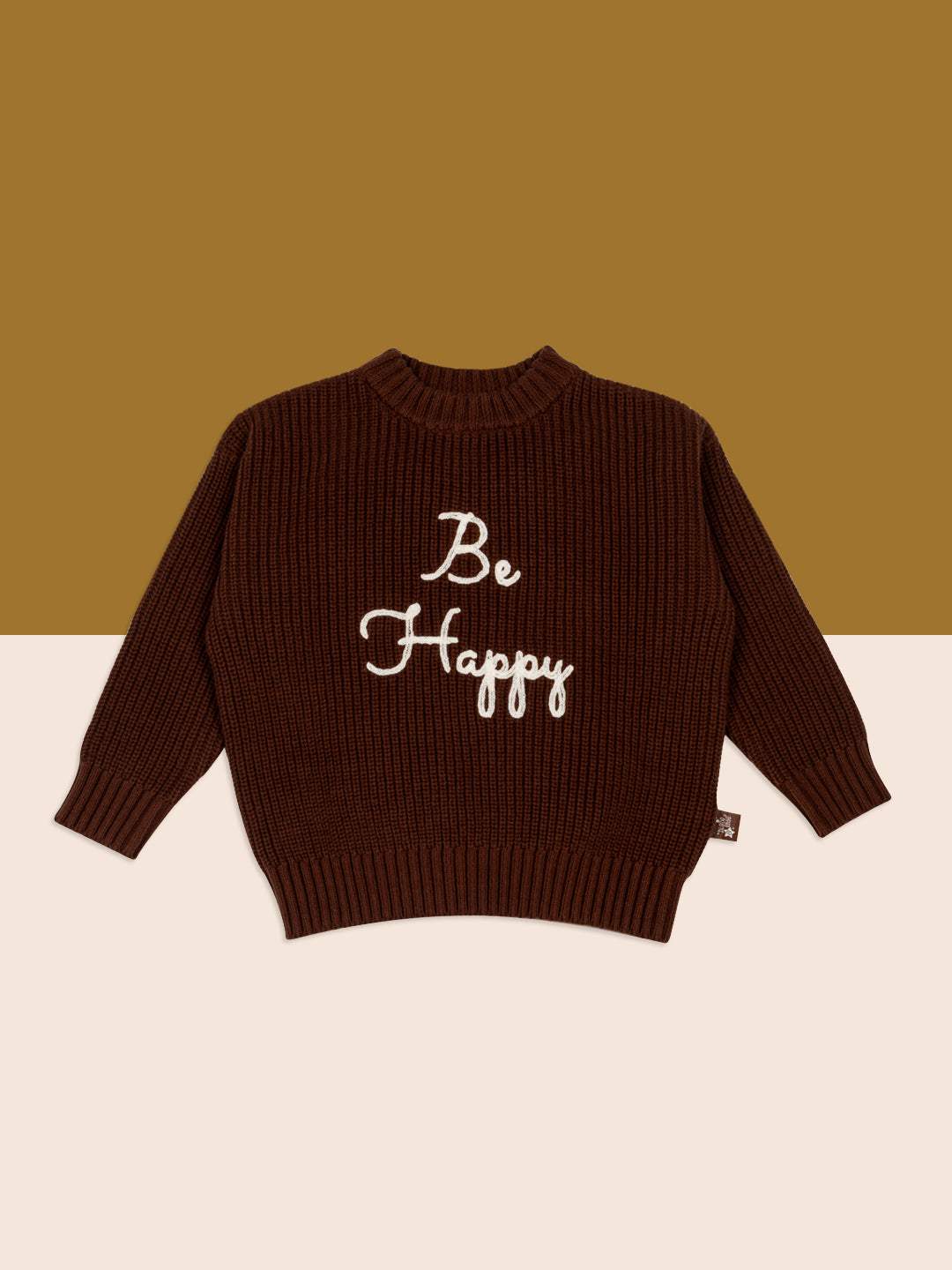 Be Happy Knitted Jumper