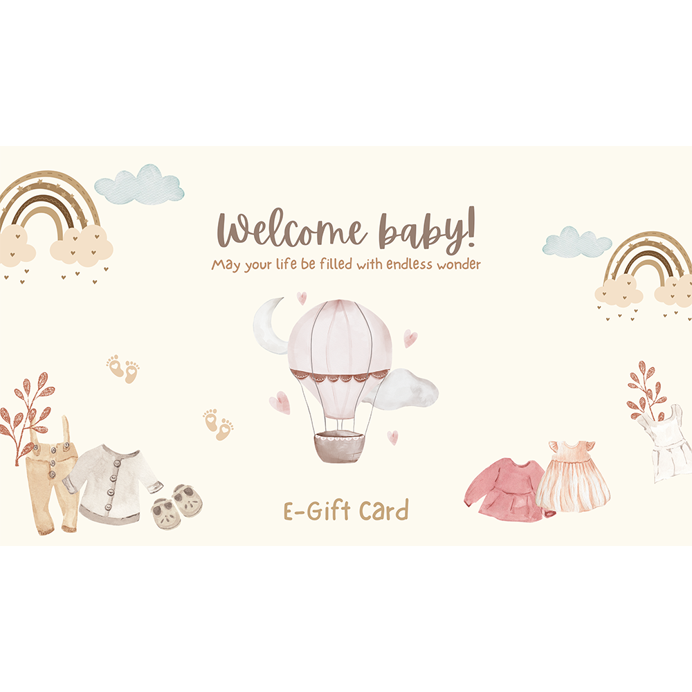 Gift Card - E voucher - New baby - Blade & Rose UK