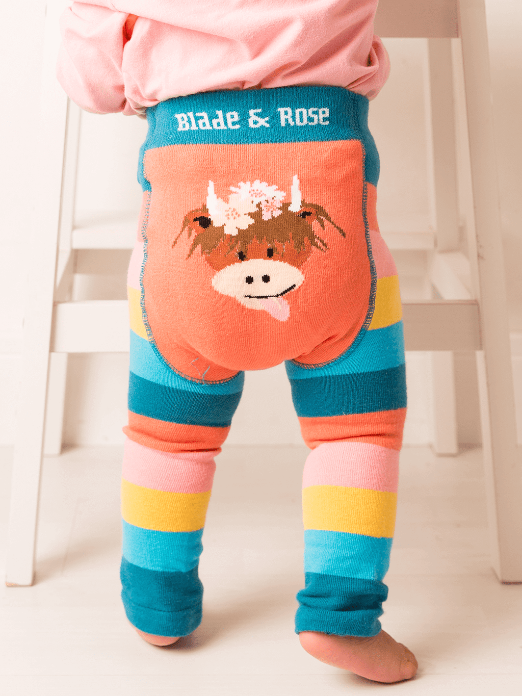 Bonnie Highland Cow Leggings - Blade & Rose UK