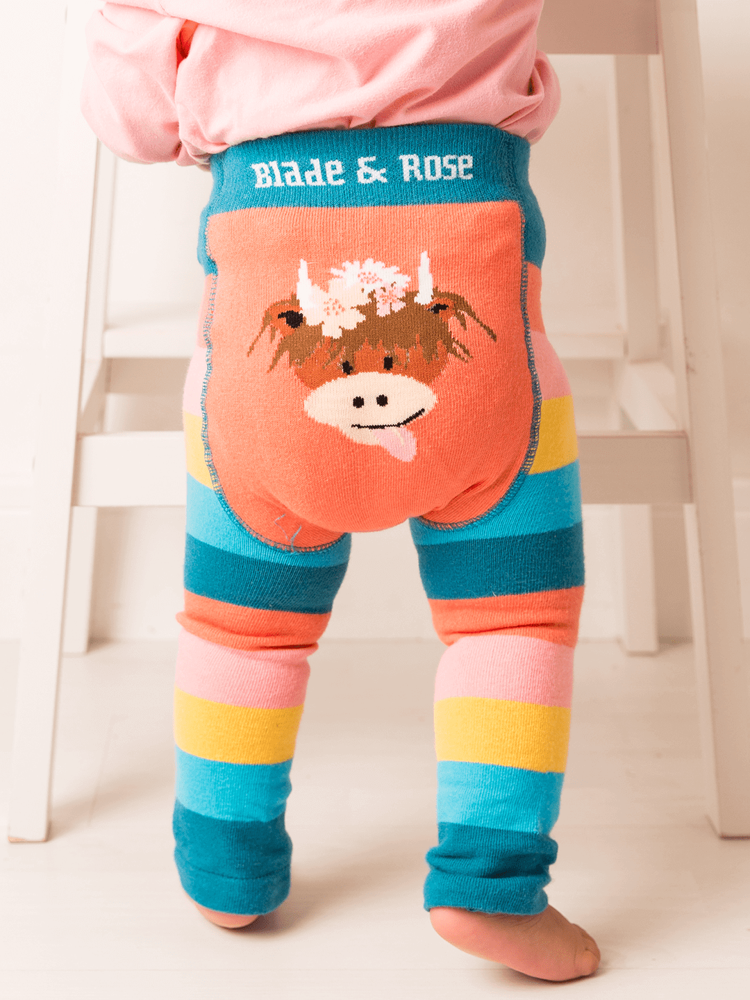 Bonnie Highland Cow Leggings - Blade & Rose UK