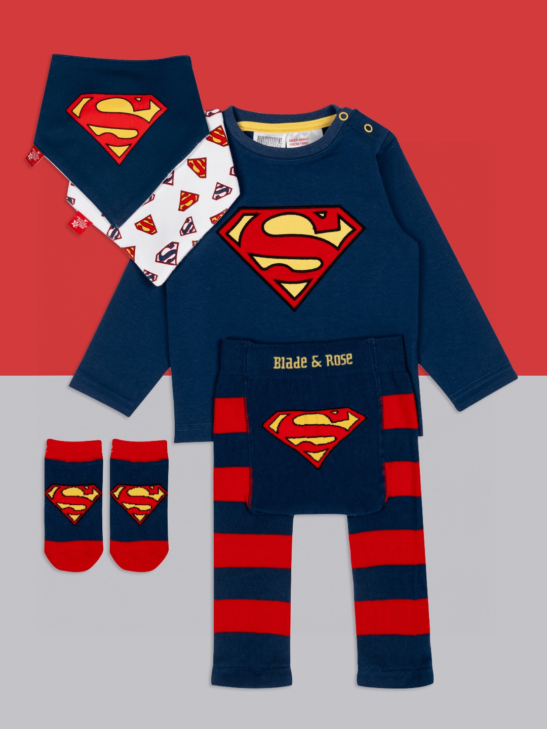 Blade & Rose x Superman™ Saves the Day Socks - Blade & Rose UK
