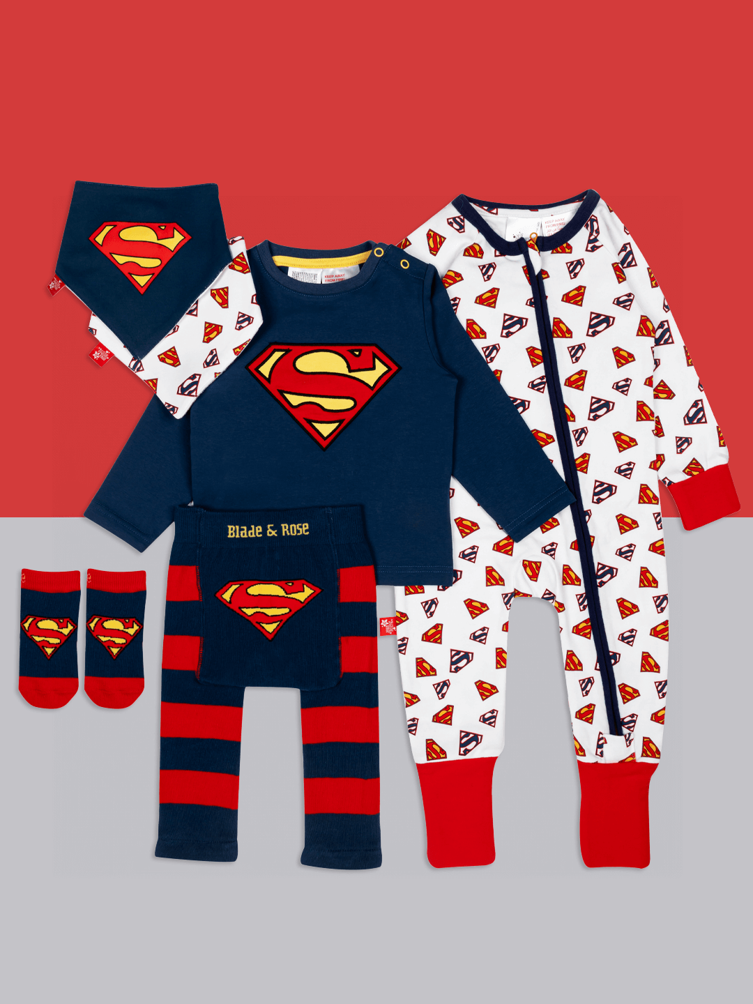 Blade & Rose x Superman™ Saves the Day Romper - Blade & Rose UK