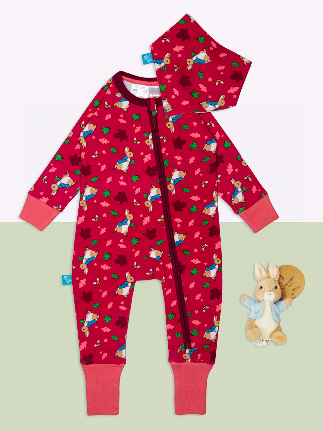 Peter Rabbit™ Autumn Leaf Romper/Bib Gift Set