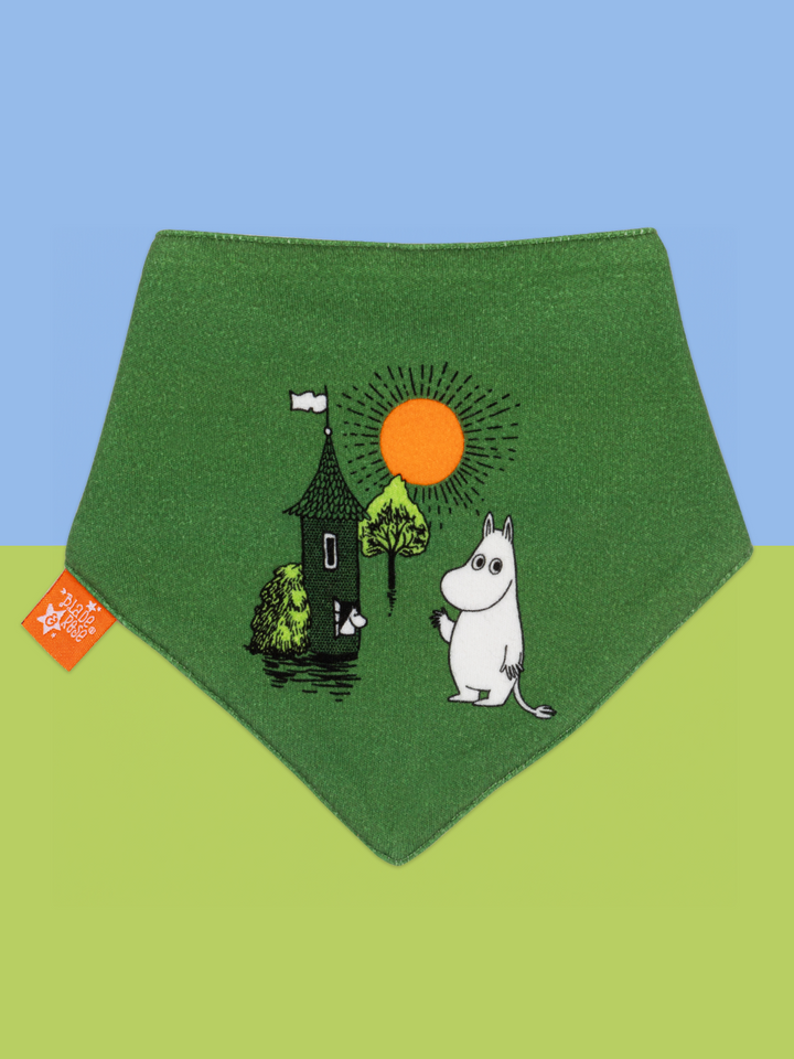 Moomin™ Organic Free To Explore Khaki Bib