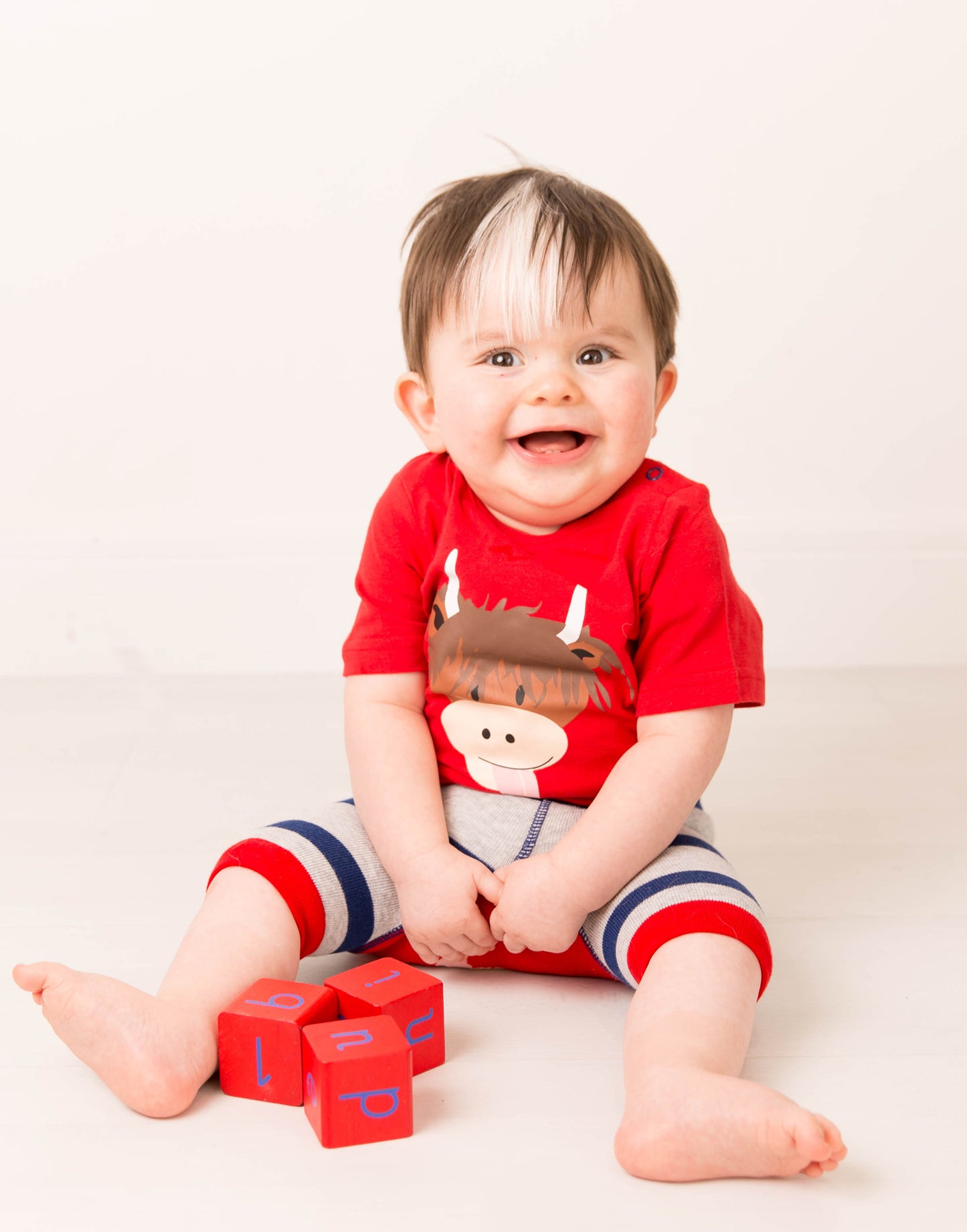 Hamish Highland Cow Shorts Blade & Rose