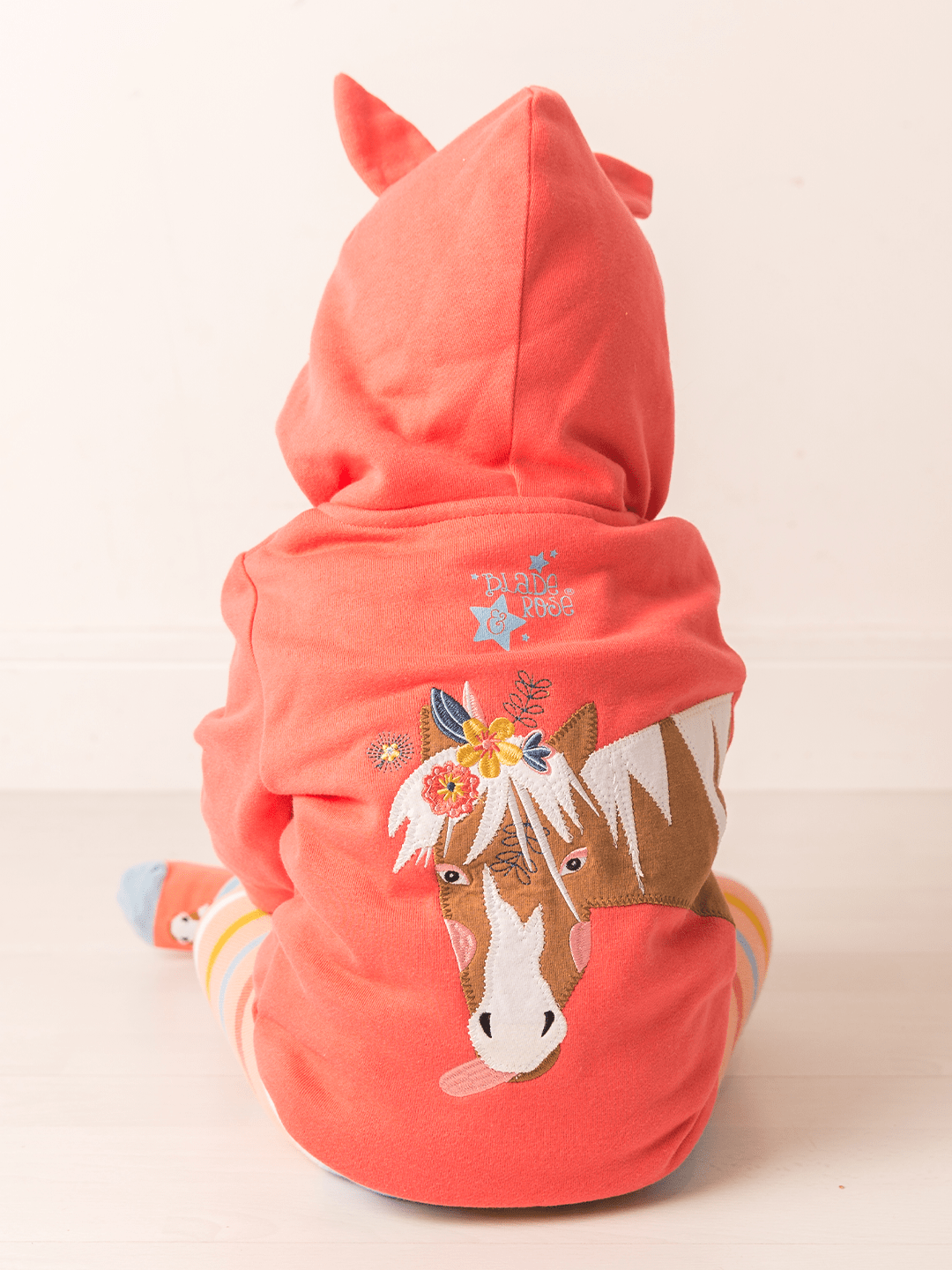 Bella the Horse Hoodie Unisex Clothing For Babies Toddlers Blade Rose Blade Rose UK