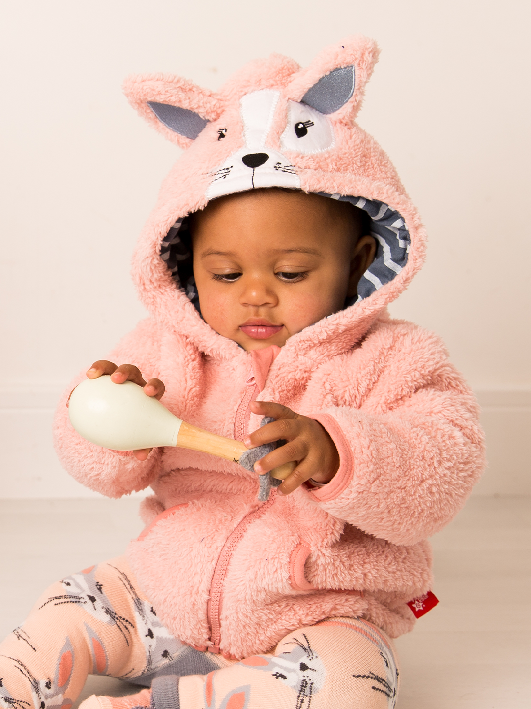Baby 2025 bunny hoodie