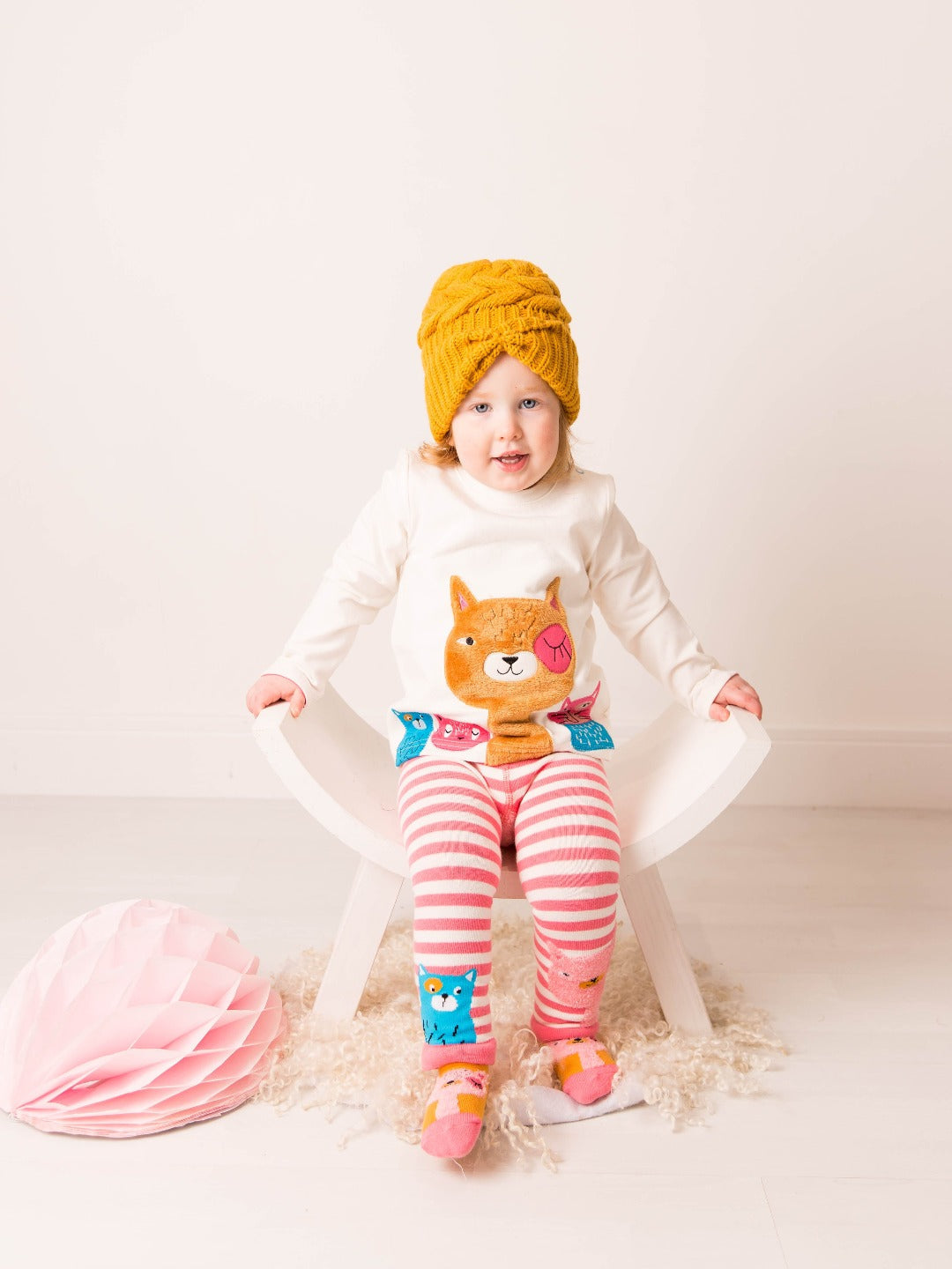 Mustard Bow Hat