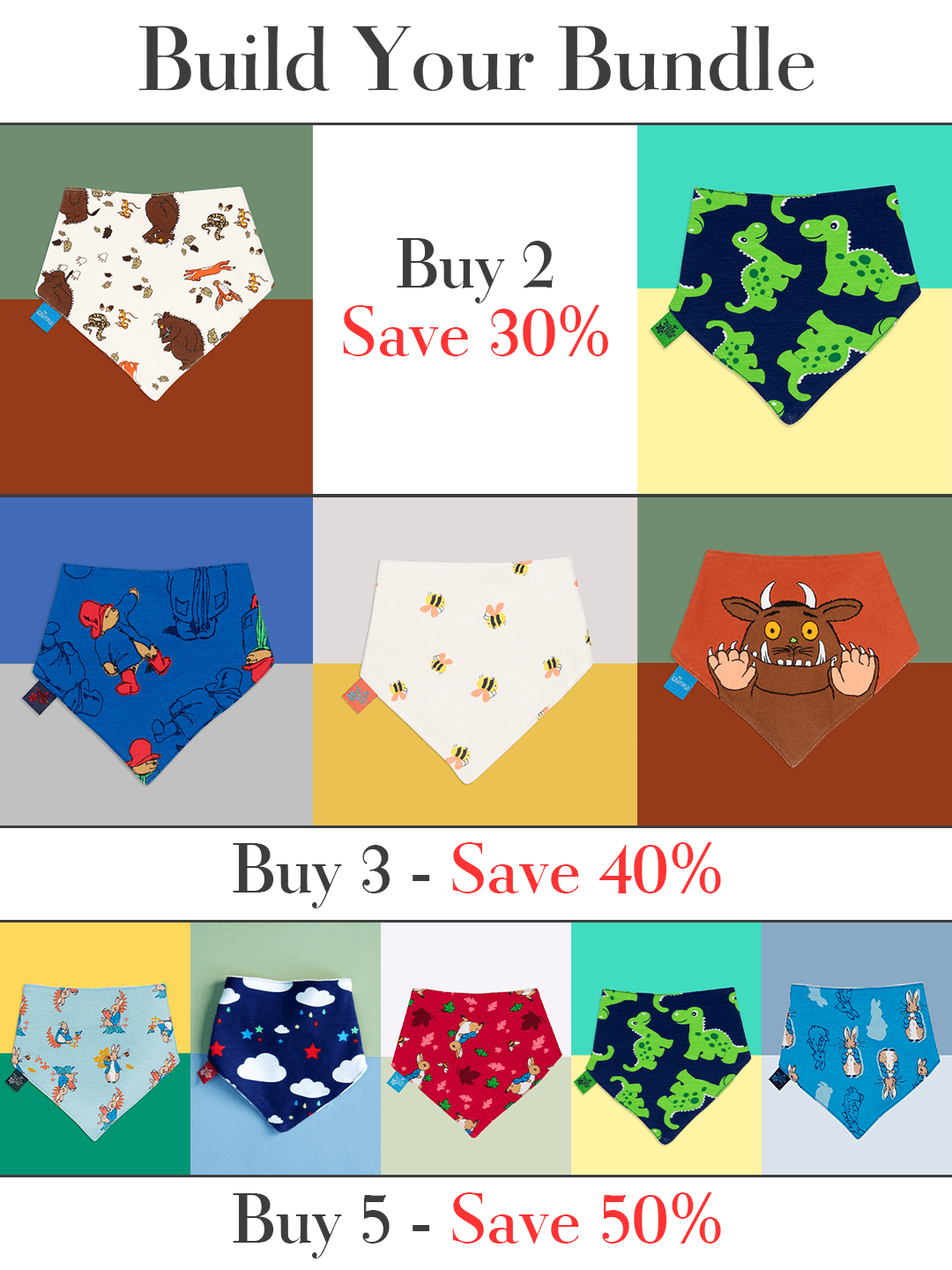 Bibs Bundle - Blade & Rose UK