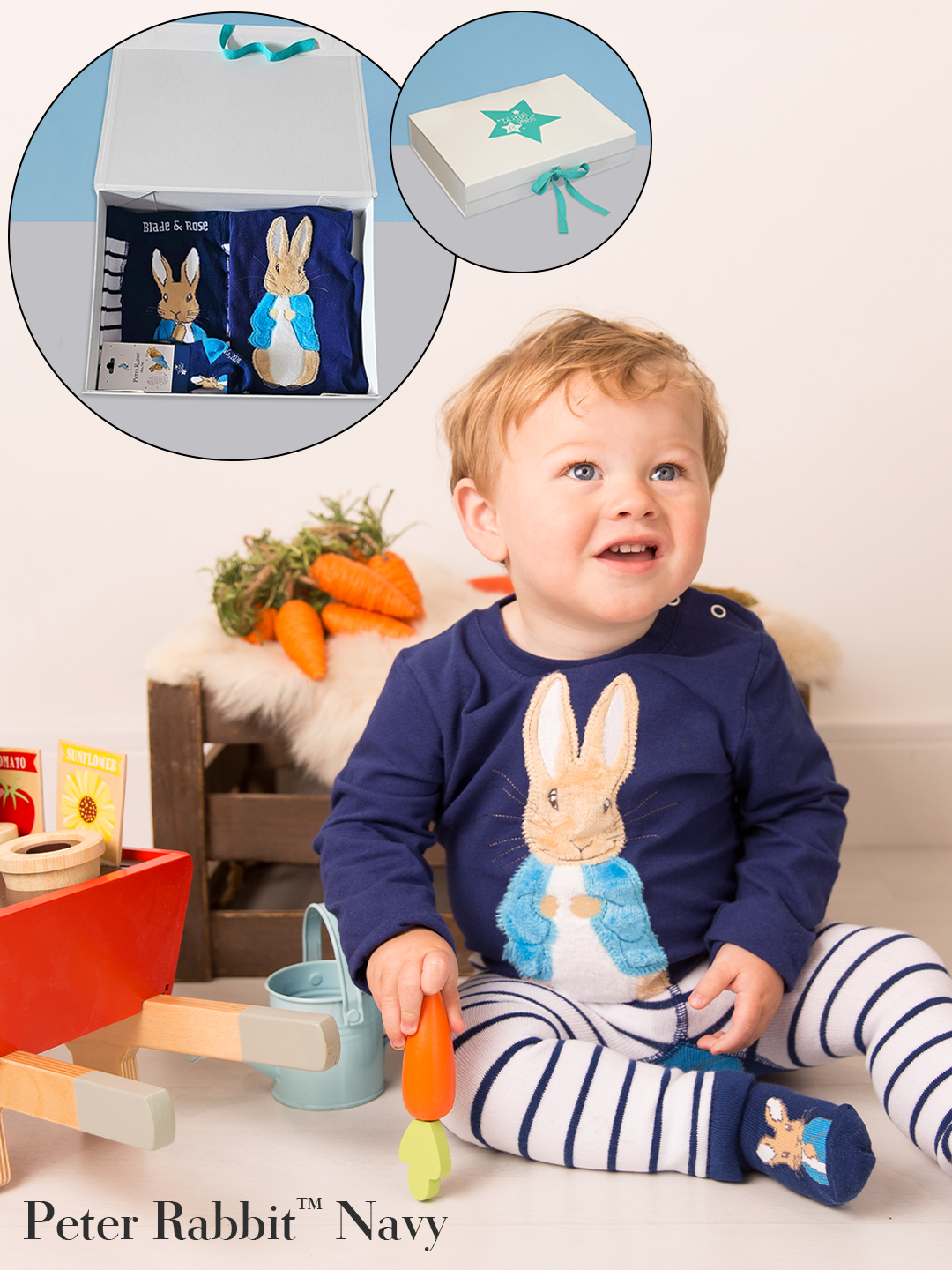 Peter Rabbit™ Navy Gift Box Set