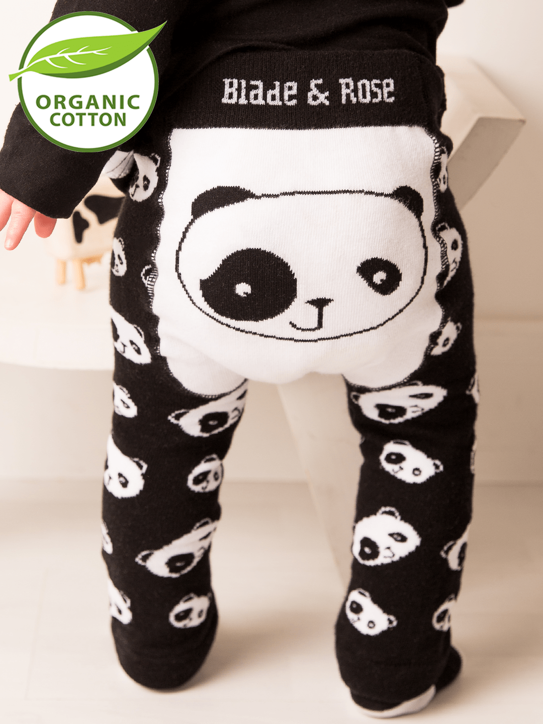 WWF Organic Panda Leggings - Blade & Rose UK
