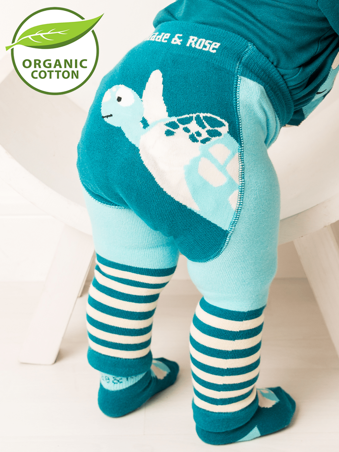 WWF Organic Sea Turtle Leggings - Blade & Rose UK