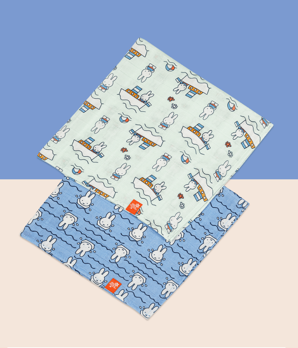 Miffy™ In The Sunshine Muslin Squares - Blade & Rose UK