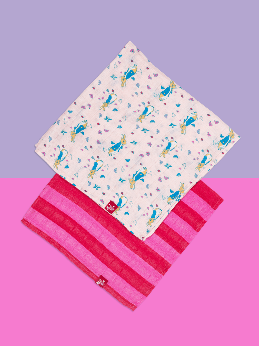 Peter Rabbit™ Love Summer Muslin Squares - Blade & Rose UK