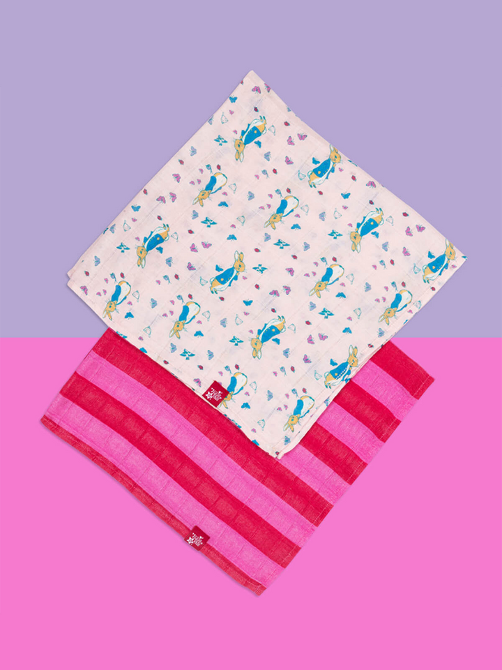 Peter Rabbit™ Love Summer Muslin Squares
