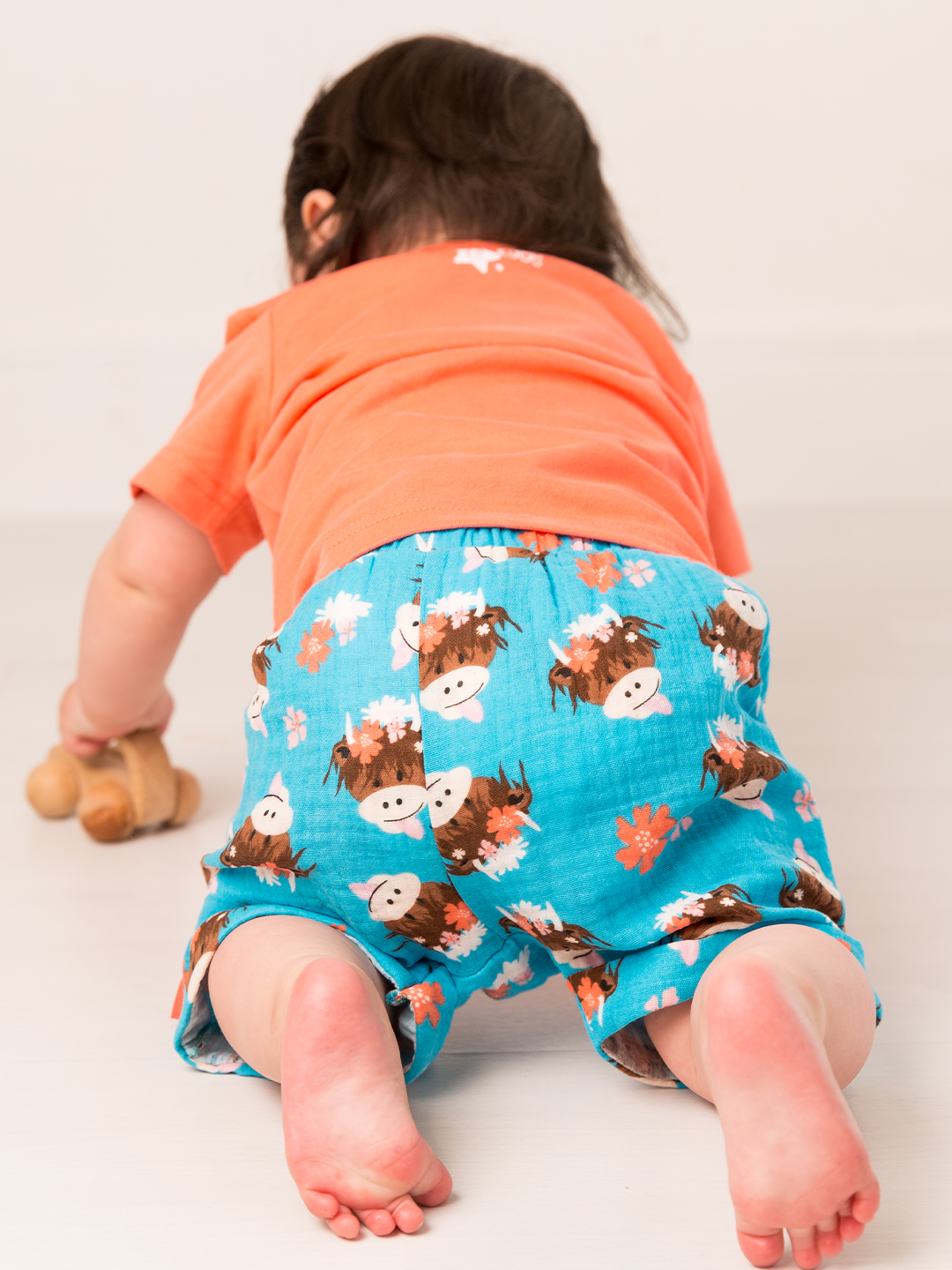 Bonnie Highland Cow Lightweight Summer Outfit (2PC) - Blade & Rose UK