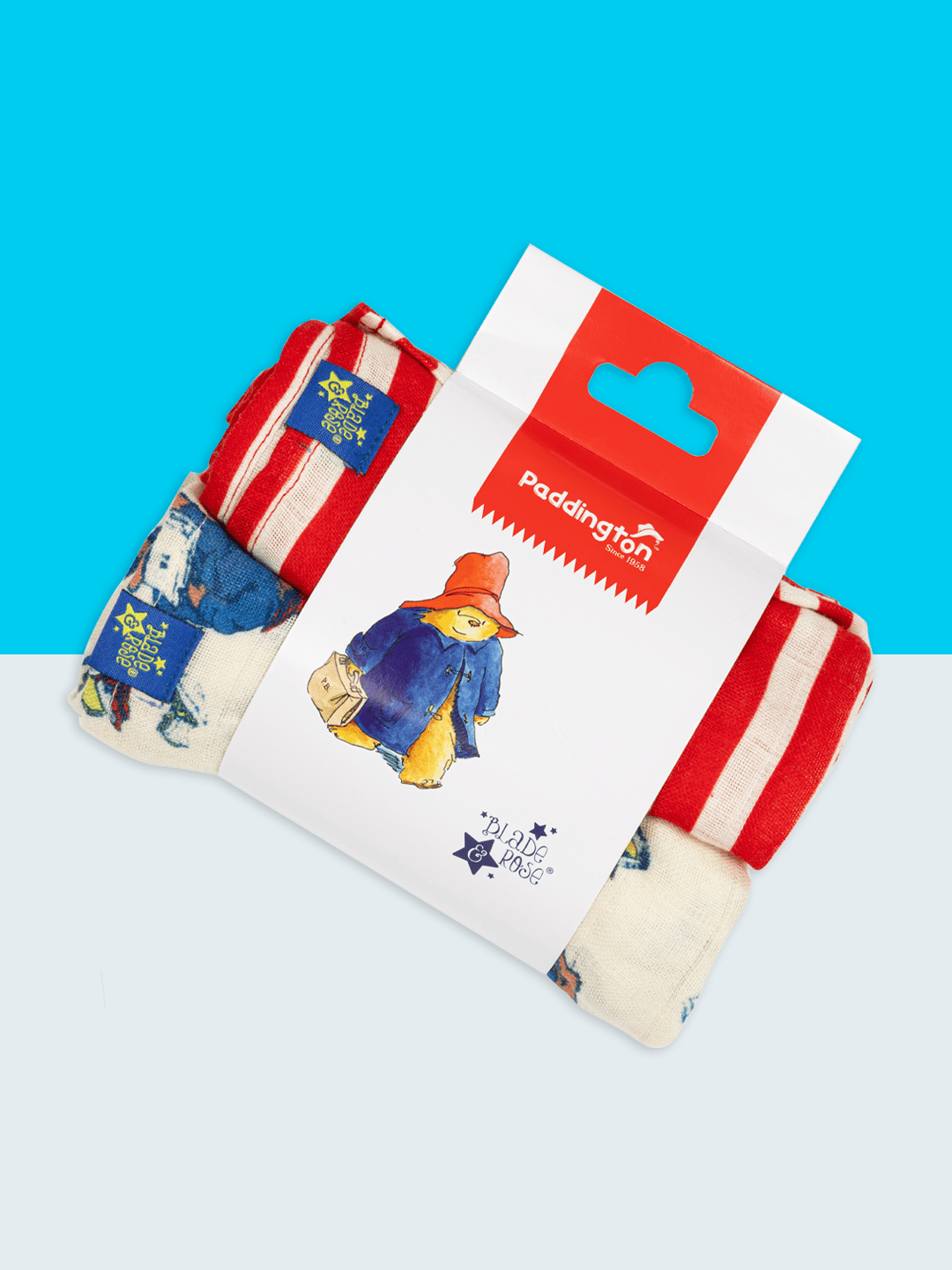 Paddington™ Let's Have A Picnic Muslin Squares - Blade & Rose UK