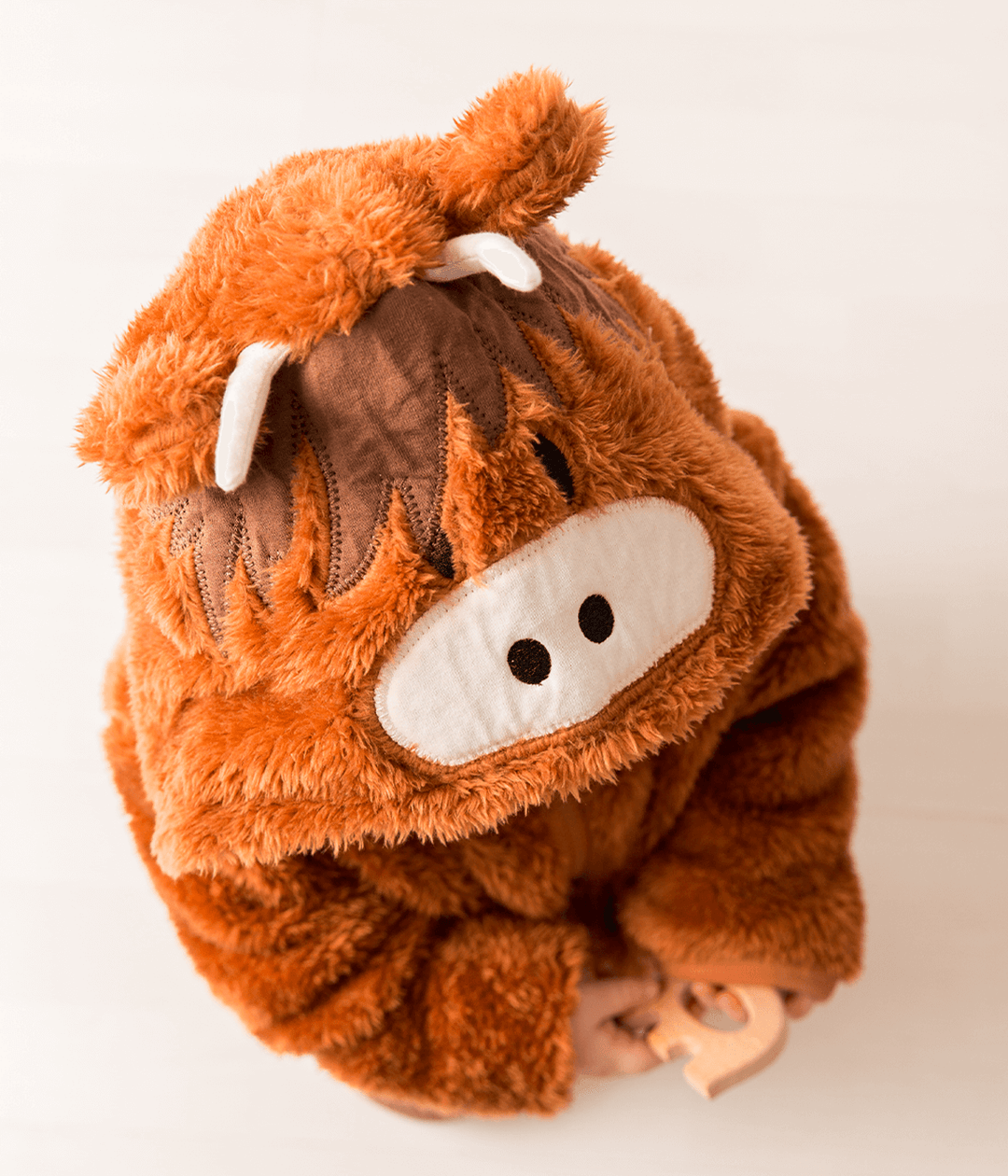 Neutral Highland Cow Hoodie