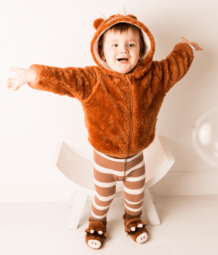 Neutral Highland Cow Hoodie