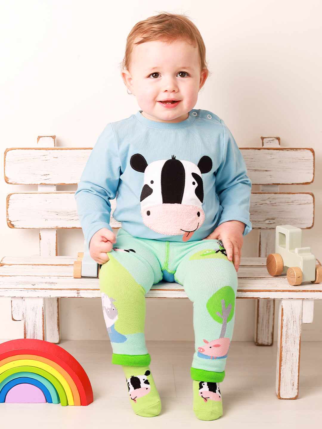 Bailey the Cow Socks - Blade & Rose UK