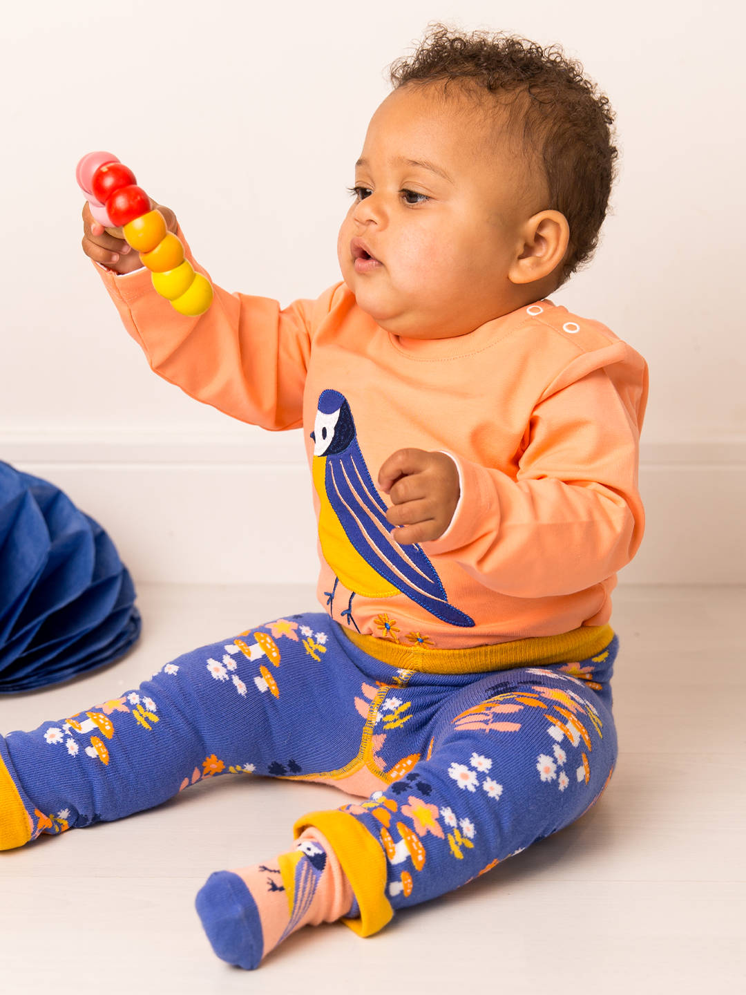 Orange infant leggings online