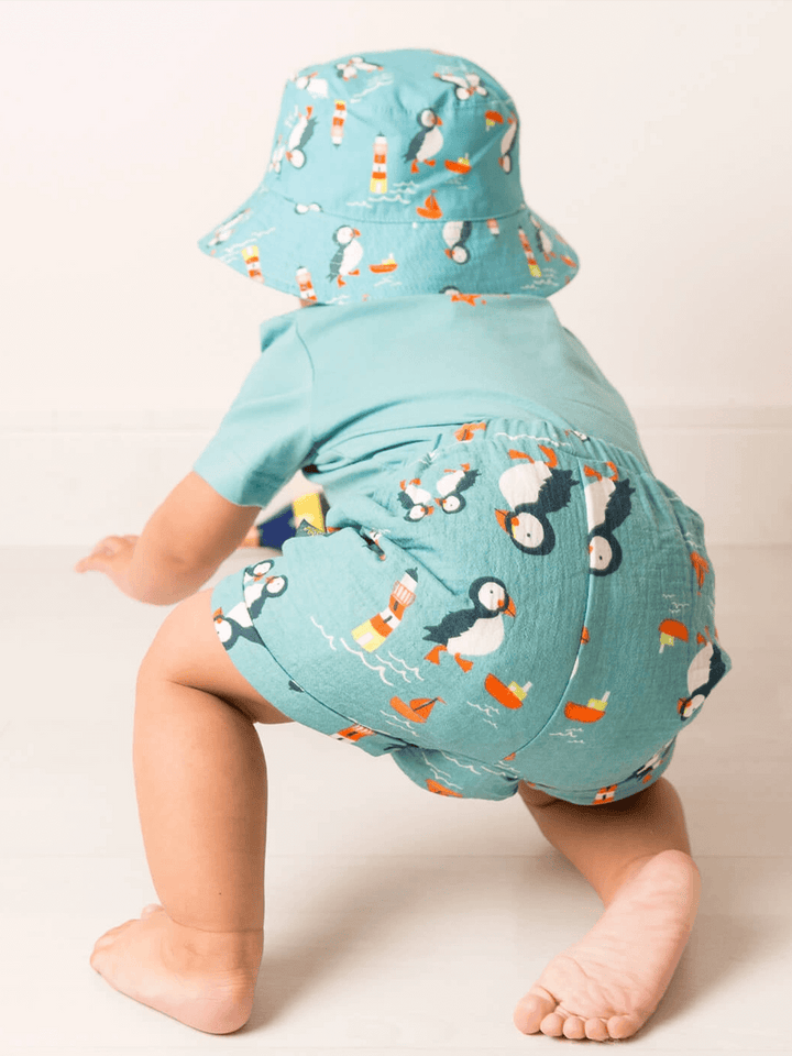 Kenzie the Puffin Muslin Shorts