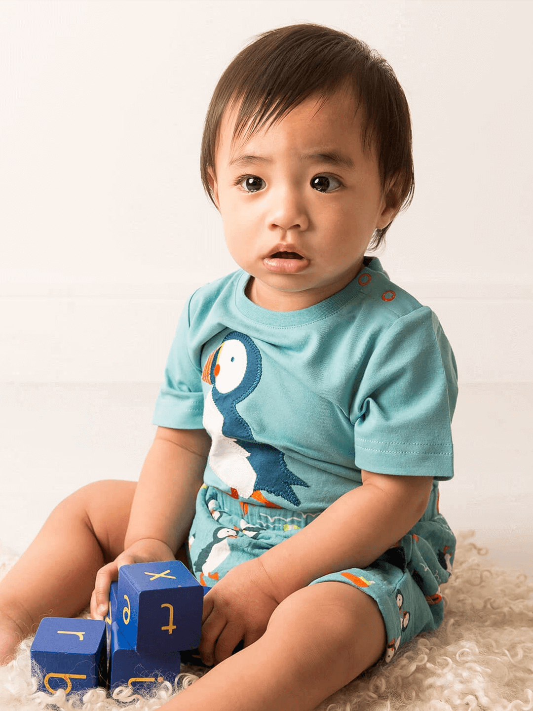 Kenzie the Puffin Muslin Shorts