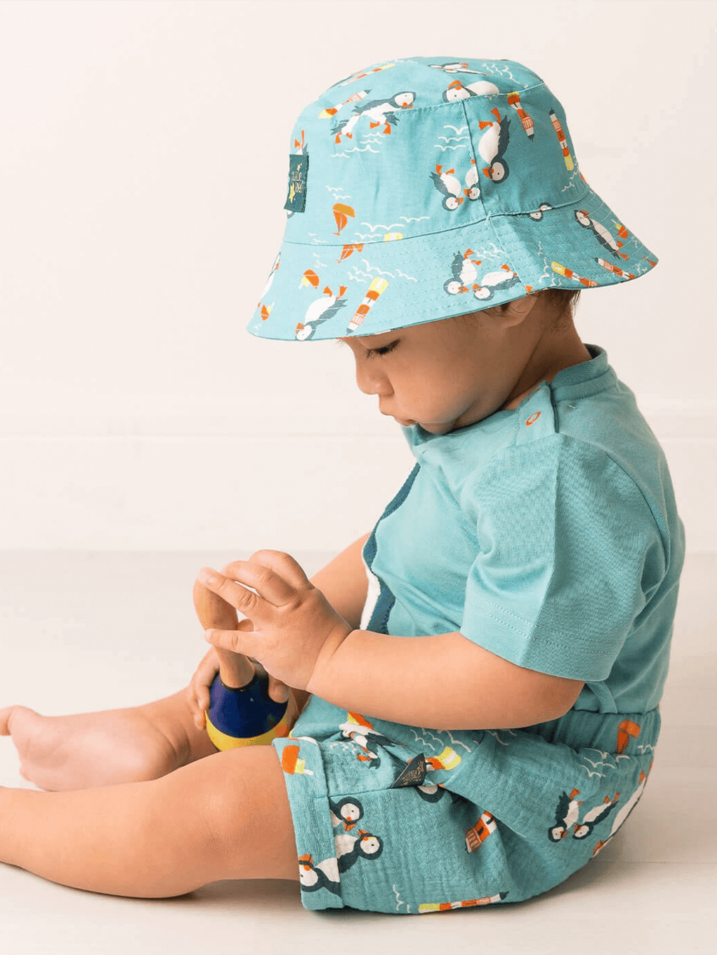 Kenzie the Puffin Muslin Shorts