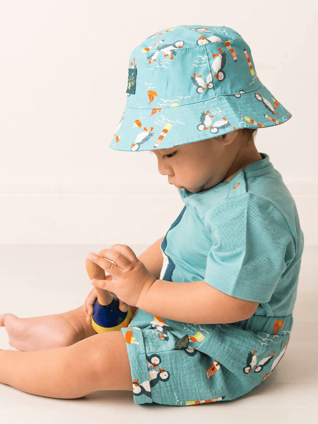 Kenzie the Puffin Muslin Shorts