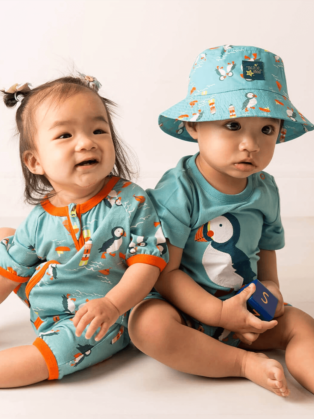 Kenzie the Puffin Summer Romper Playsuit