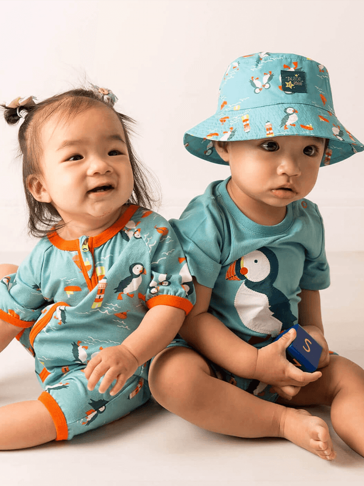 Kenzie the Puffin Summer Romper Playsuit