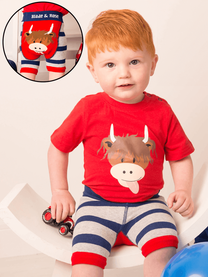 Hamish Highland Cow Summer Outfit (2PC)