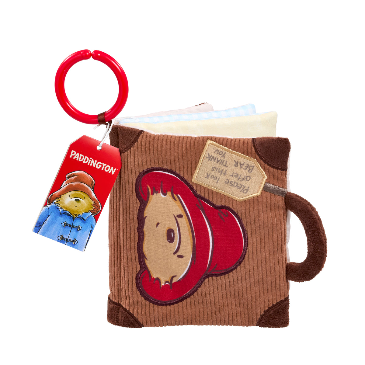 Paddington's Favourite Things soft book with packaging