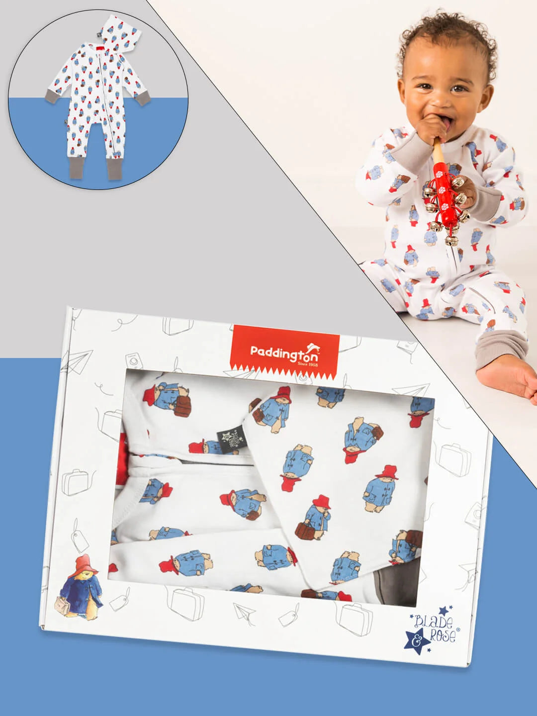 Paddington™ Loves to Travel Romper Gifting Set