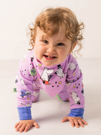 Moomin™ Organic Love Forever Light Lilac Bib