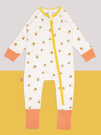 Honey Bee Zip-Up Romper Playsuit