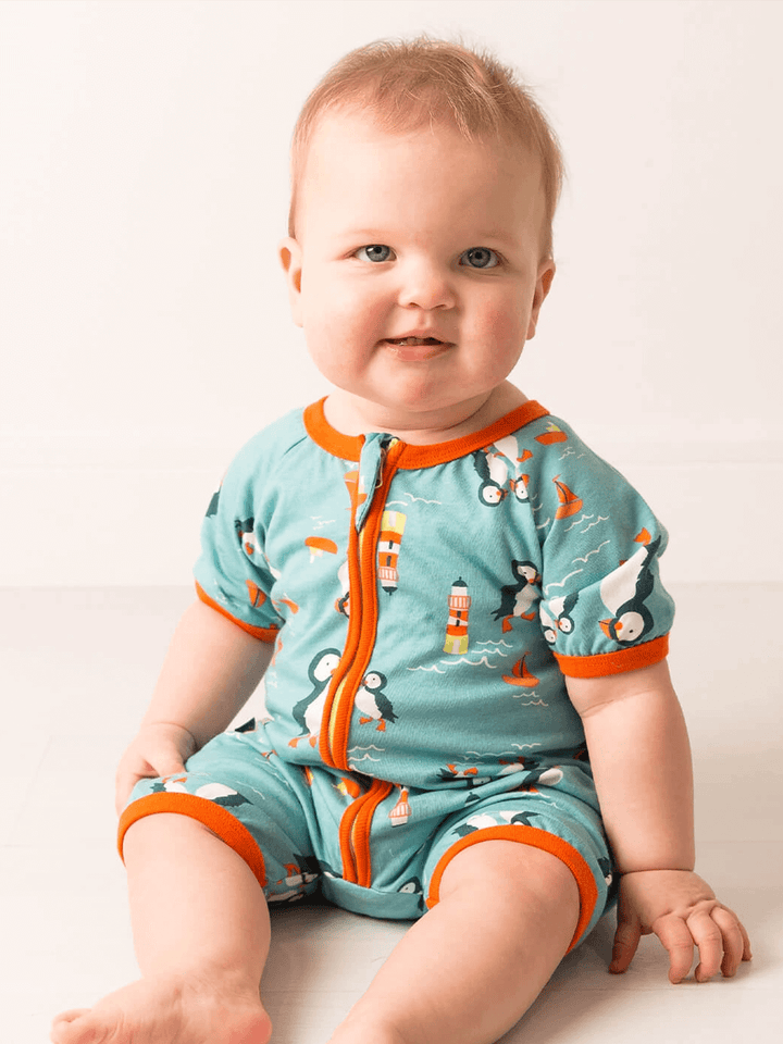 Kenzie the Puffin Summer Romper Playsuit